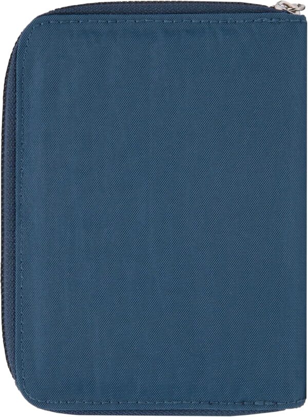 Travelon RFID Blocking Passport Zip Wallet, Ocean, 4.5"x 6"x 0.75" - Image 5